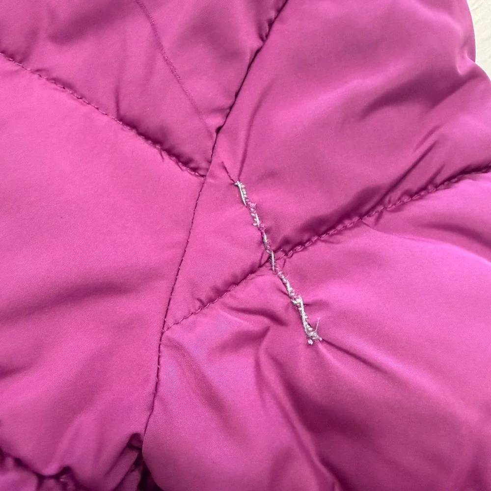 Primary kids magenta‎ puffer jacket 4/5